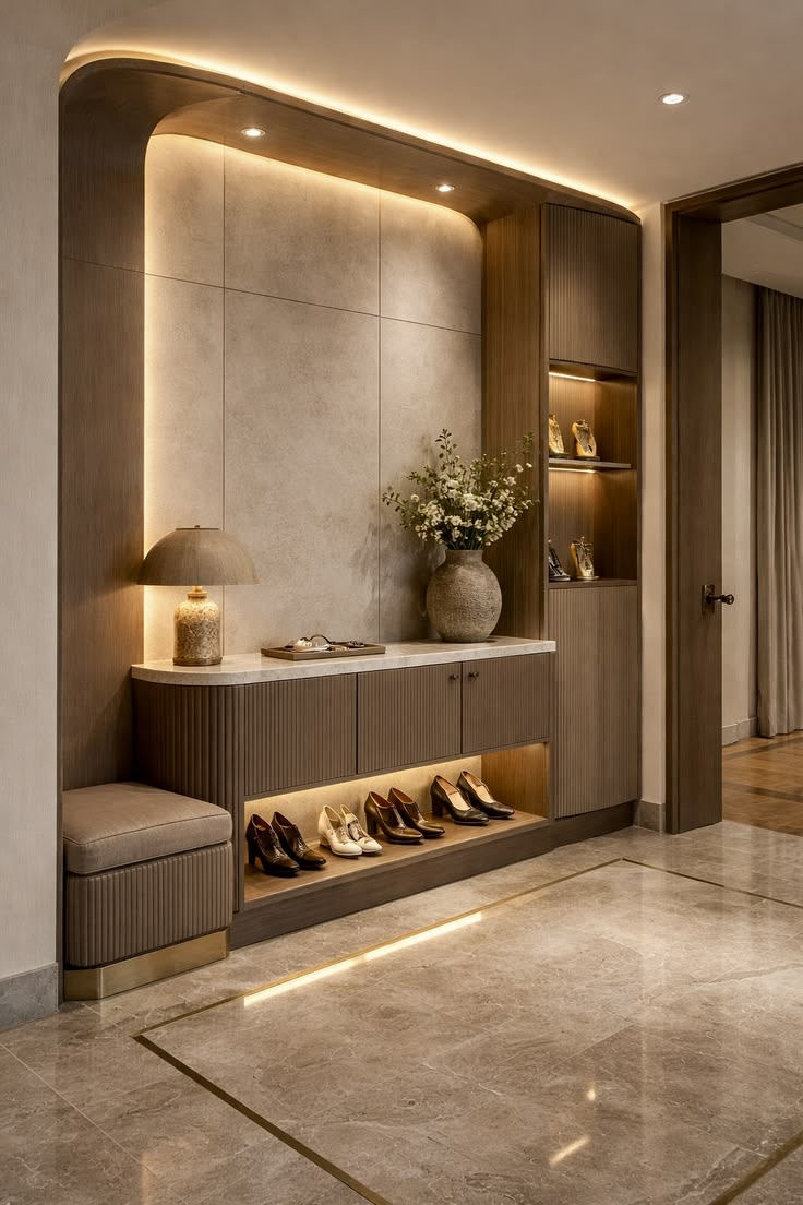 Foyer design detail 3 by Skyline Spaces